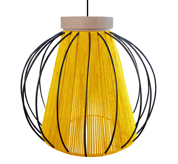 Suspension TOSEL KARA,métal, H90xD32xP32  cm.