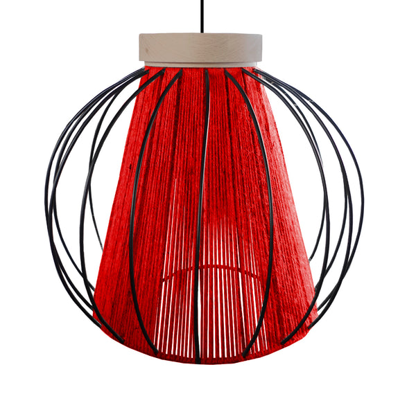 Suspension TOSEL KARA,métal, H90xD32xP32  cm.