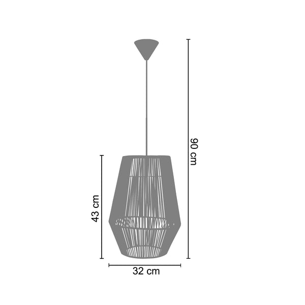 <tc>Suspensão MALVILLE  19cm - 1 Luz </tc>