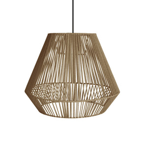 Suspension TOSEL CARINA,métal,fibre   H100xD40xP40  cm.