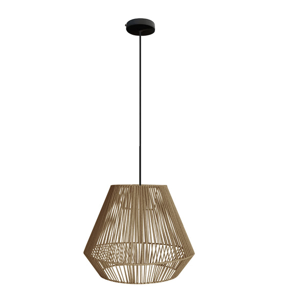 Suspension TOSEL CARINA,métal,fibre   H100xD40xP40  cm.