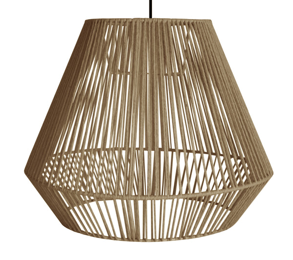 Suspension TOSEL CARINA,métal,fibre   H100xD40xP40  cm.