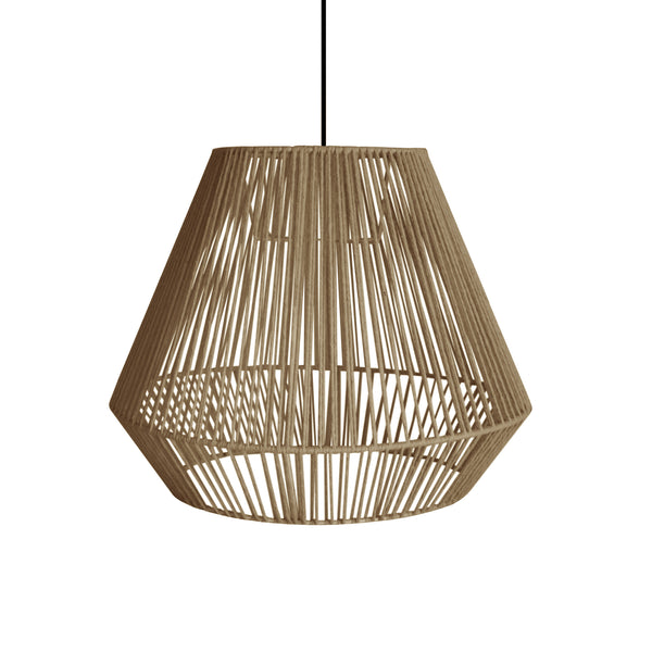 Suspension TOSEL CARINA,métal,fibre   H100xD40xP40  cm.