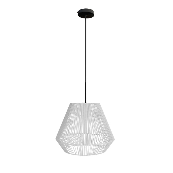 Suspension TOSEL CARINA,métal,fibre   H100xD40xP40  cm.