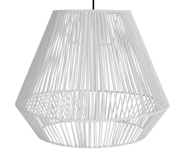 Suspension TOSEL CARINA,métal,fibre   H100xD40xP40  cm.