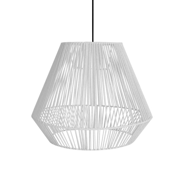 Suspension TOSEL CARINA,métal,fibre   H100xD40xP40  cm.
