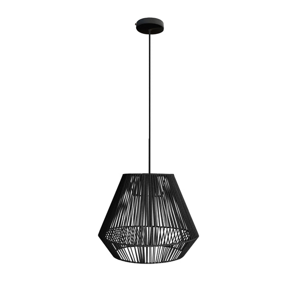 Suspension TOSEL CARINA,métal,fibre   H100xD40xP40  cm.