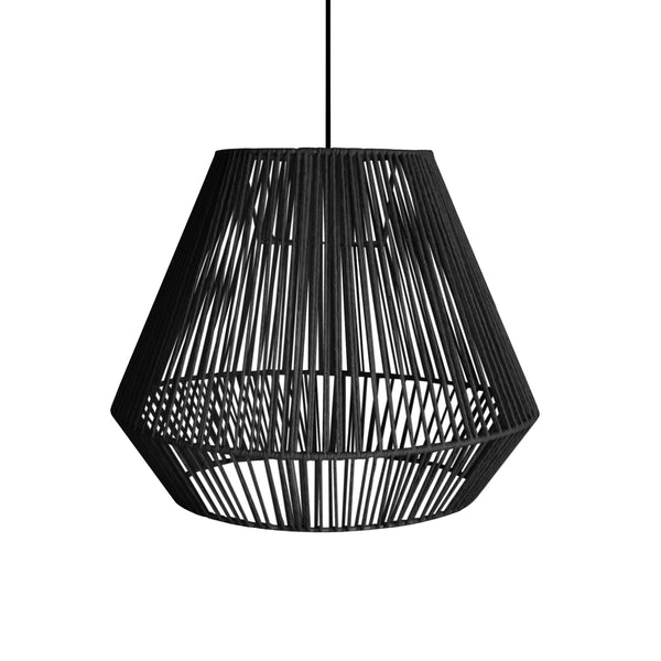 Suspension TOSEL CARINA,métal,fibre   H100xD40xP40  cm.