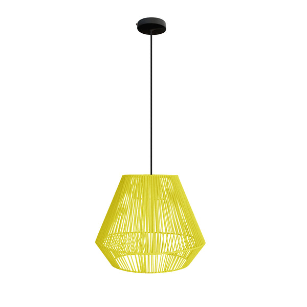 Suspension TOSEL CARINA,métal,fibre   H100xD40xP40  cm.