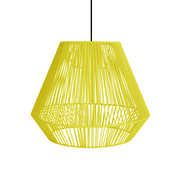 Suspension TOSEL CARINA,métal,fibre   H100xD40xP40  cm.