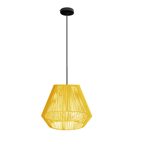 Suspension TOSEL CARINA,métal,fibre   H100xD40xP40  cm.