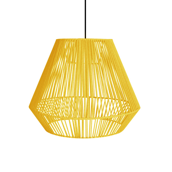 Suspension TOSEL CARINA,métal,fibre   H100xD40xP40  cm.