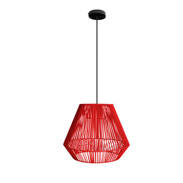 Suspension TOSEL CARINA,métal,fibre   H100xD40xP40  cm.