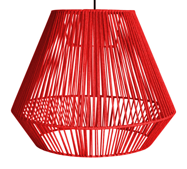 Suspension TOSEL CARINA,métal,fibre   H100xD40xP40  cm.