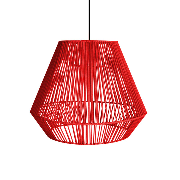 Suspension TOSEL CARINA,métal,fibre   H100xD40xP40  cm.