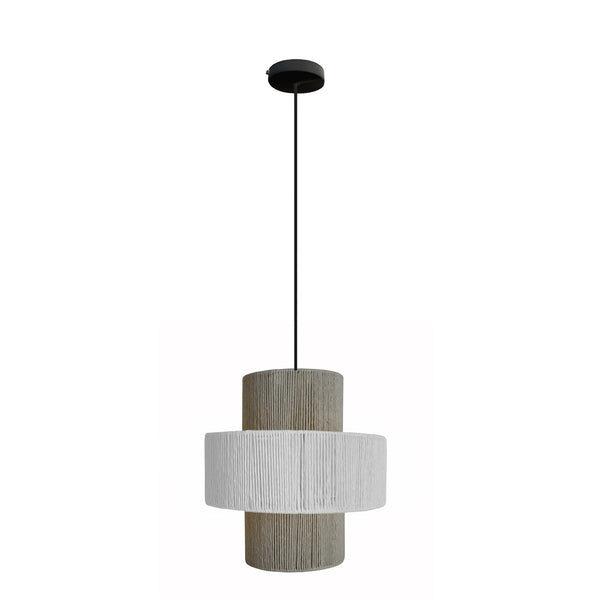 Suspension TOSEL LIZA 30,métal,fibre  , H100xD30xP30  cm.