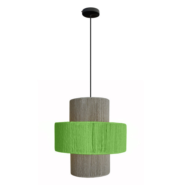 Suspension TOSEL LIZA 30,métal,fibre  , H100xD30xP30  cm.