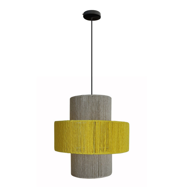Suspension TOSEL LIZA 30,métal,fibre  , H100xD30xP30  cm.