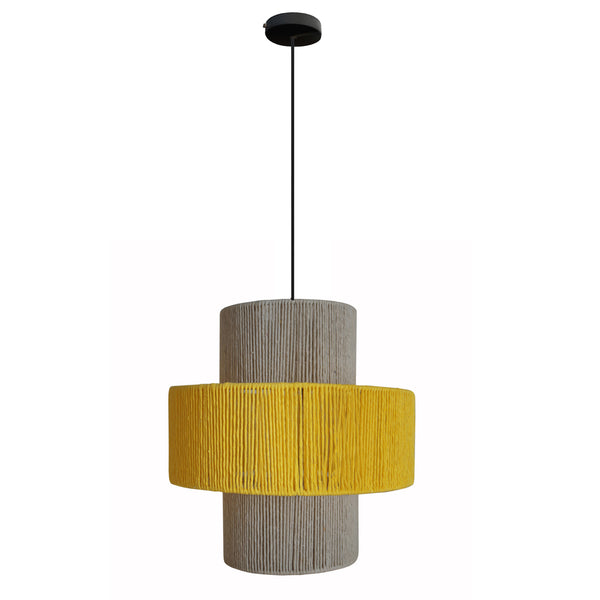 Suspension TOSEL LIZA 30,métal,fibre  , H100xD30xP30  cm.