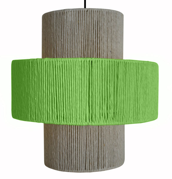 Suspension TOSEL LIZA 40,métal,fibre H90xD40xP40  cm.