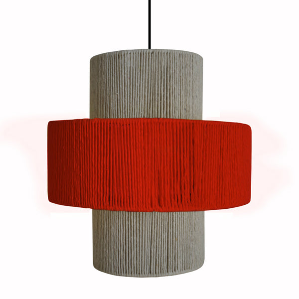 Suspension TOSEL LIZA 40,métal,fibre H90xD40xP40  cm.