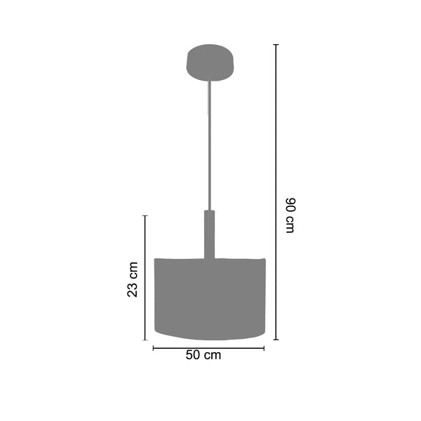 <tc>Suspensão MALVILLE  19cm - 1 Luz </tc>