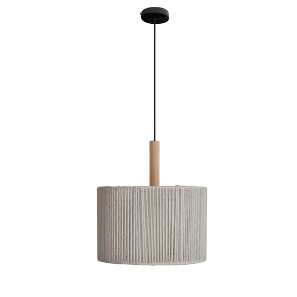 Suspension TOSEL VERA 50,métal,fibre , H100xD50xP50  cm.