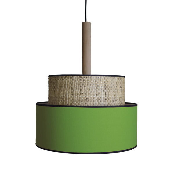 Suspension TOSEL LUANA 50,métal,fibre  H95xD50xP50  cm.