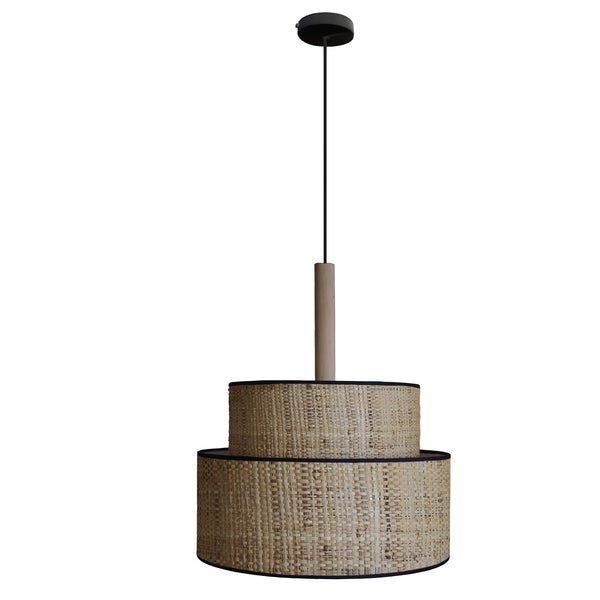 Suspension TOSEL LUANA 60,métal,fibre H100xD60xP60  cm.