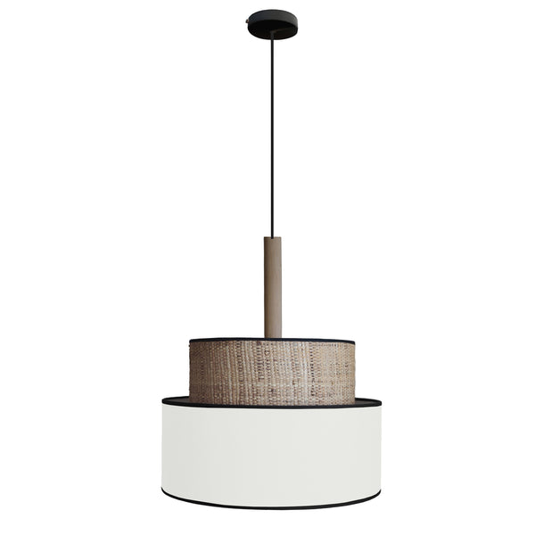 Suspension TOSEL LUANA 60,métal,fibre H100xD60xP60  cm.