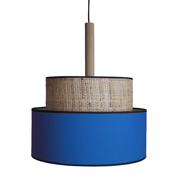 Suspension TOSEL LUANA 60,métal,fibre H98xD60xP60  cm.