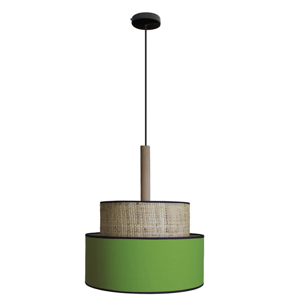 Suspension TOSEL LUANA 60,métal,fibre H100xD60xP60  cm.