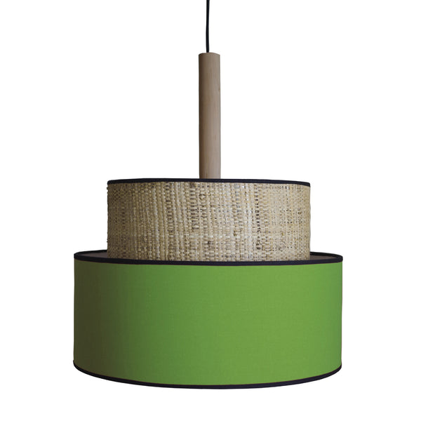 Suspension TOSEL LUANA 60,métal,fibre H98xD60xP60  cm.