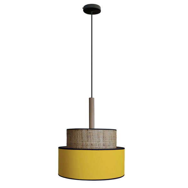 Suspension TOSEL LUANA 60,métal,fibre H100xD60xP60  cm.