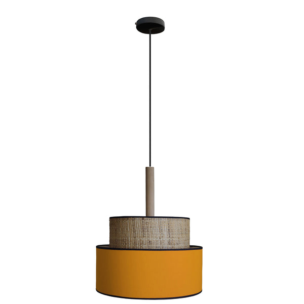 Suspension TOSEL LUANA 60,métal,fibre H100xD60xP60  cm.
