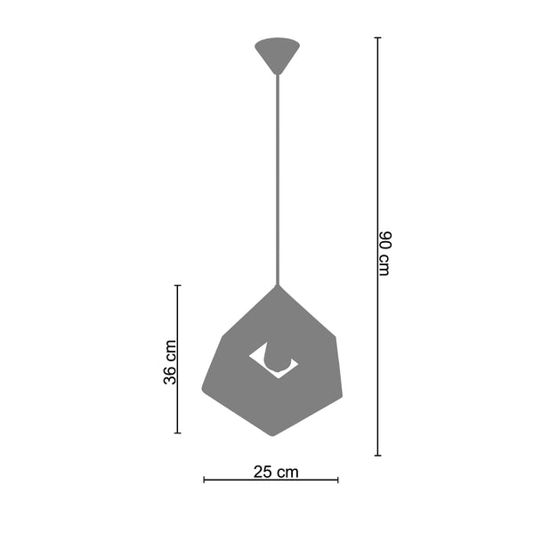 <tc>Suspensão MALVILLE  19cm - 1 Luz </tc>
