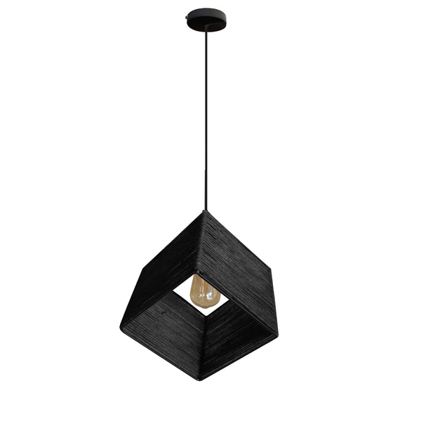 Suspension TOSEL OSCAR DIAGONAL 25,métal H100xD25xP25  cm.
