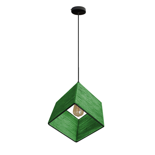 Suspension TOSEL OSCAR DIAGONAL 25,métal H100xD25xP25  cm.