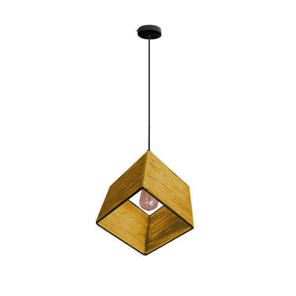 Suspension TOSEL OSCAR DIAGONAL 25,métal H100xD25xP25  cm.