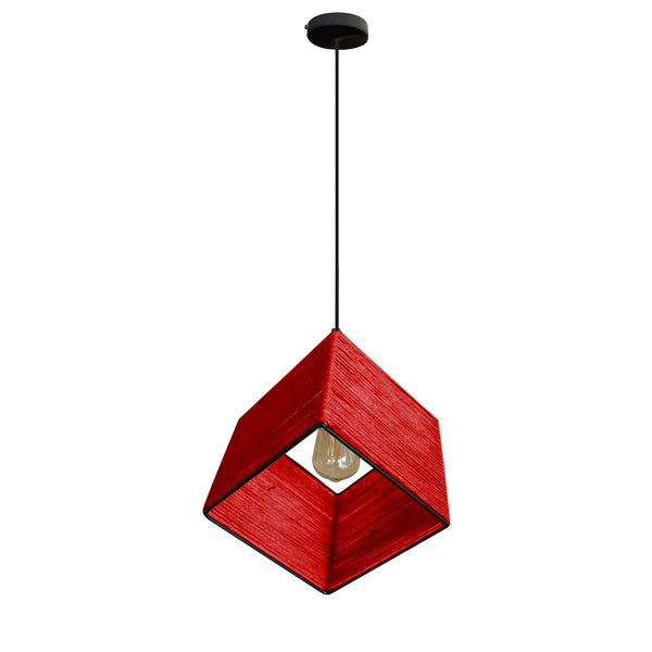 Suspension TOSEL OSCAR DIAGONAL 25,métal H100xD25xP25  cm.