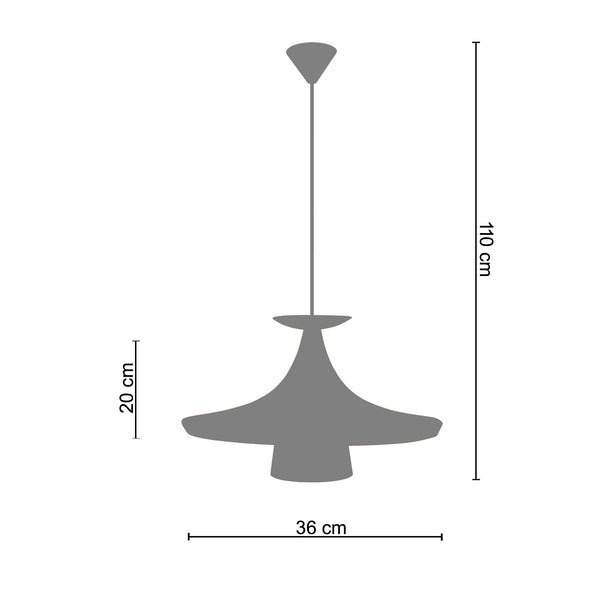 Suspension INGA  36cm - 1 Lumière