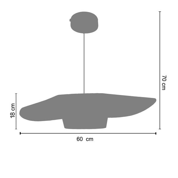 <tc>Suspensão MALVILLE  19cm - 1 Luz </tc>