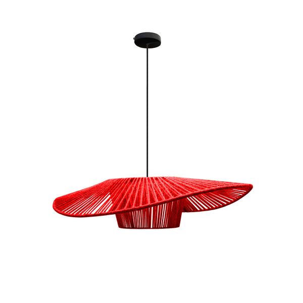 Suspension TOSEL LADY VERA 80,métal,tissu H100xD75xP80  cm.