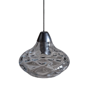 Suspension TOSEL BURANO verre H115xD25xP25cm - 1 Lumière