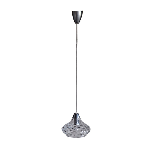 Suspension TOSEL BURANO verre H115xD25xP25cm - 1 Lumière
