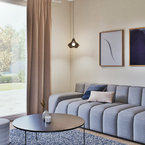 Suspension TOSEL BURANO verre H115xD25xP25cm - 1 Lumière