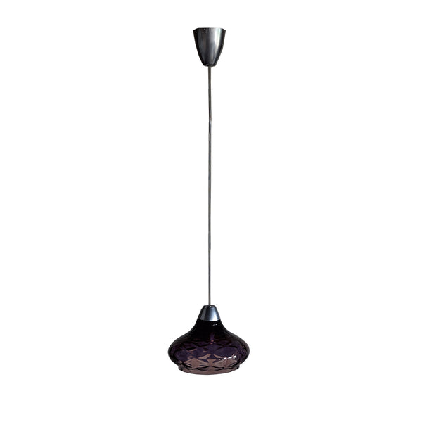 Suspension TOSEL BURANO verre H115xD25xP25cm - 1 Lumière