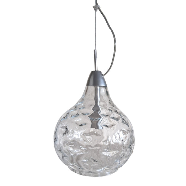 Suspension TOSEL BURANO BIG  verre H115xD30xP30cm - 1 Lumière