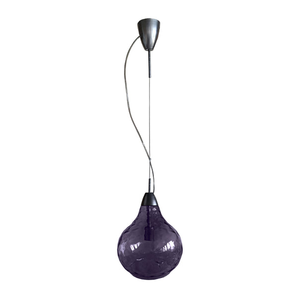 Suspension TOSEL BURANO BIG  verre H115xD30xP30cm - 1 Lumière