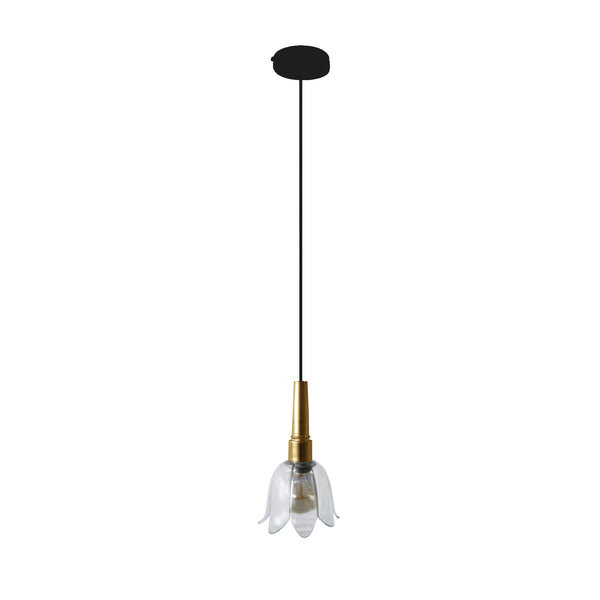 Suspension CARDITO métal verre tulipe